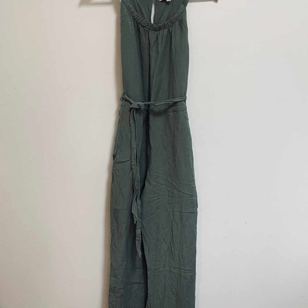 Casual Green Jumpsuit